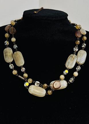 Намисто, вінтаж, пластик і скло