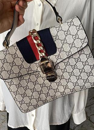 Сумка бежева gucci