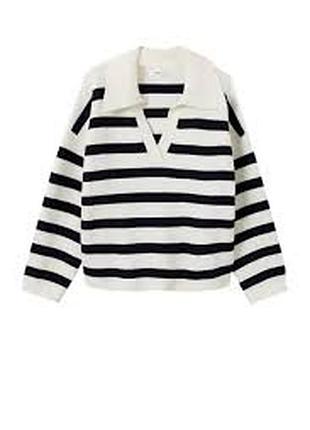 Трикотажный джемпер в полоску