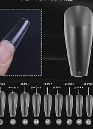 Професійні накладні нігті великий набір, 500 штук!