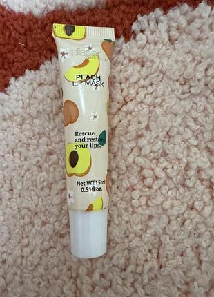 Шикарная дорогая маска для губ bellapierre cosmetics lip mask in peach