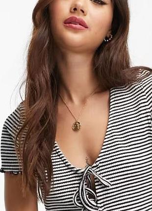 Кроп топ футболка у смужку