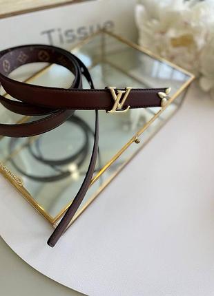 Двусторонний кожаный ремень премиум люкс