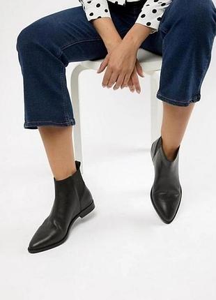 Кожаные челси asos