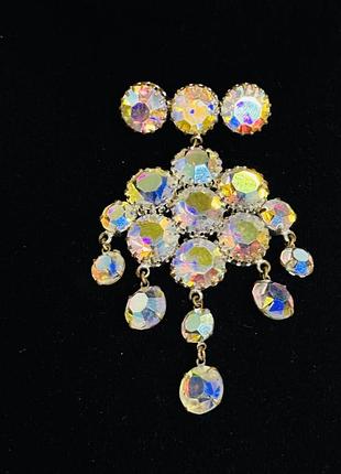 Брошка, вінтаж, аврора бореаліс