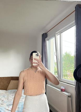 Жилетка/топ вʼязана