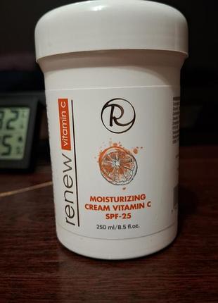 Крем для обличчя renew spf-25  250 мл renew moisturing cream spf-25 vitamin c