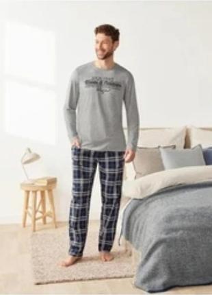 Чоловіча піжама домашній костюм livergy l xl