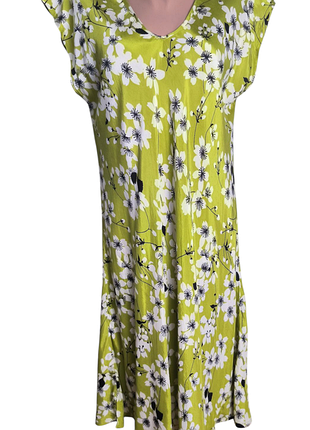 Платье masai из воздушной атласной вискозы размер l