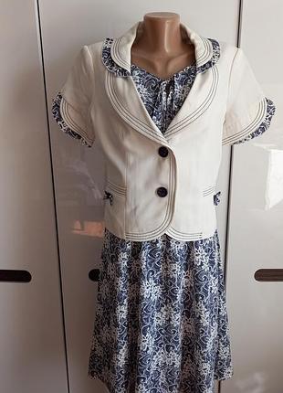Yimiyi collection р. хl ххl 50 52 ошатний костюм, комплект плаття піджак на підкладці