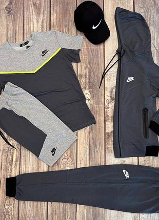 Спортивний костюм nike, чоловічий комплект футболка і шорти, спортивний костюм найк на літо