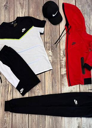 Спортивний костюм nike, чоловічий комплект футболка і шорти, спортивний костюм найк на літо