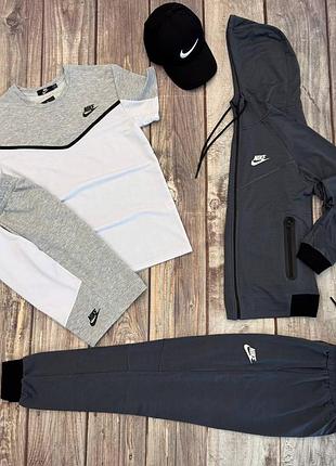 Спортивний костюм nike, чоловічий комплект футболка і шорти, спортивний костюм найк на літо