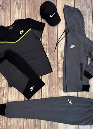 Спортивний костюм nike, чоловічий комплект футболка і шорти, спортивний костюм найк на літо