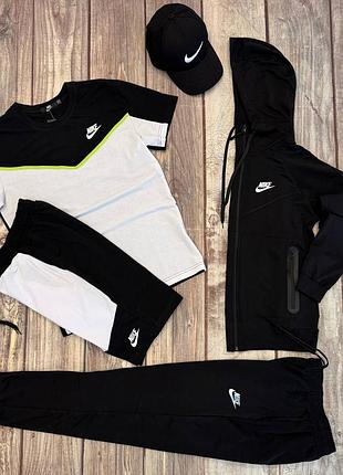Спортивний костюм nike, чоловічий комплект футболка і шорти, спортивний костюм найк на літо