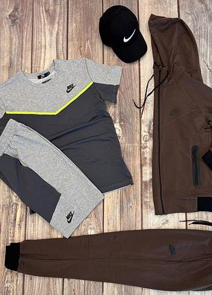 Спортивний костюм nike, чоловічий комплект футболка і шорти, спортивний костюм найк на літо