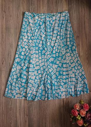 Летняя юбка большой размер батал 52 /54