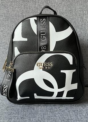 Брендовый женский рюкзак guess мягкая кожа