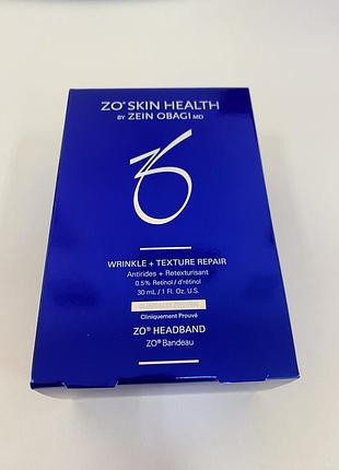 Крем для вирівнювання мікрорельєфу zein obagi wrinkle + texture repair 0,5% retinol - 30 ml