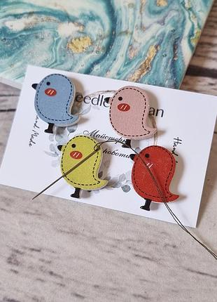 Магнітний тримач для голок і схем, пташка, набір 4 штуки