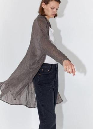 Кардиган,накитка из льна от zara