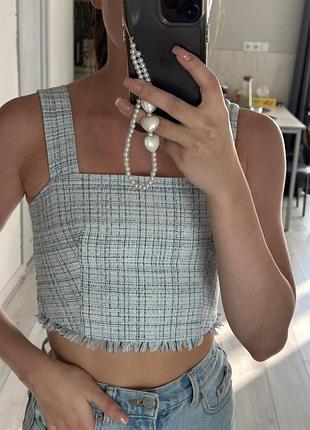 Твідовий топ в guess 4