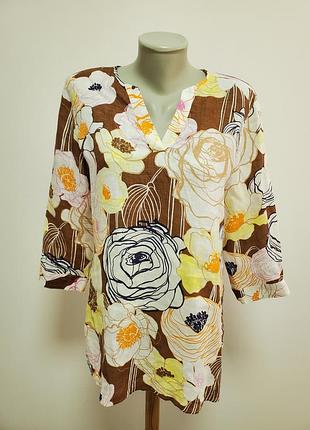 Хорошая брендовая льняная блузка