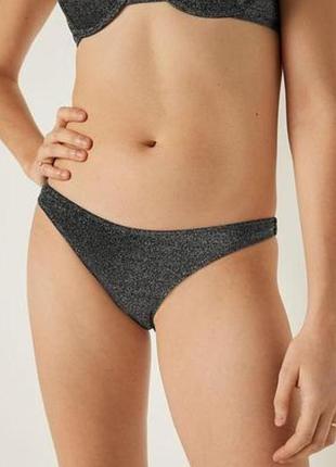 Люрексовые купальные трусики бикини victoria's secret