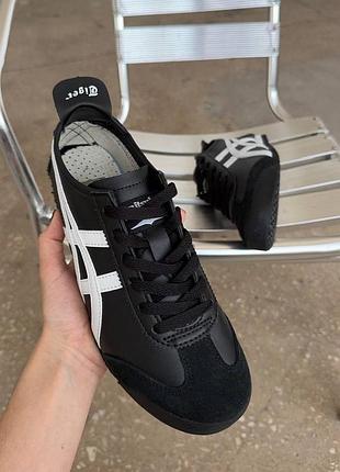 Кроссовки asics onitsuka tiger mexico 66 black, кроссовки ассиксы