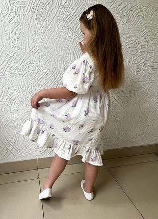 Летнее детское платье 5