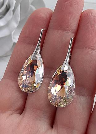 Сережки swarovski 4