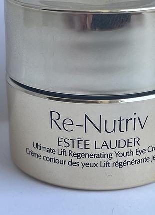 Омолаживающий крем для глаз estee lauder re-nutriv 7 ml