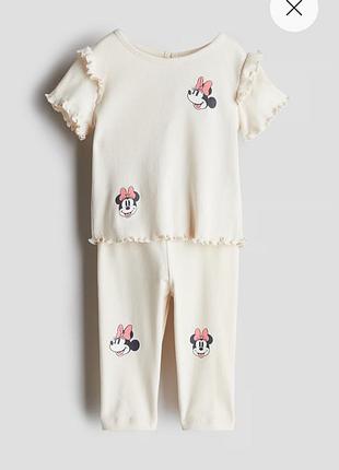 Костюм набір футболка лосіни h&m 80 92 86