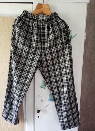 Брюки в клеточку брюки девочка zara