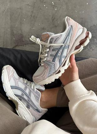 Кросівки asics gel-kayano 14 peach cream, кроссовки асиксы