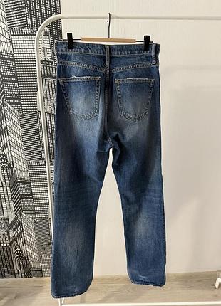Базові джинси zara сині джинси з потертостями zara джинси з повною довжиною zara