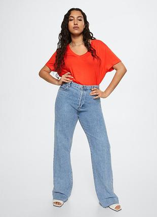 Льняной топ базовая футболка из 100% льна от h&m