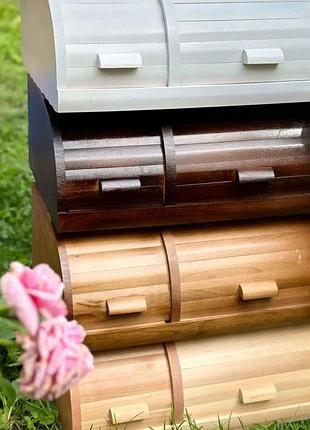 Хлебница двойная, хлебница на 2 секции