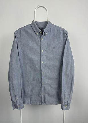 Базовая рубашка с длинным рукавом all saints cabrillo ls shirt
