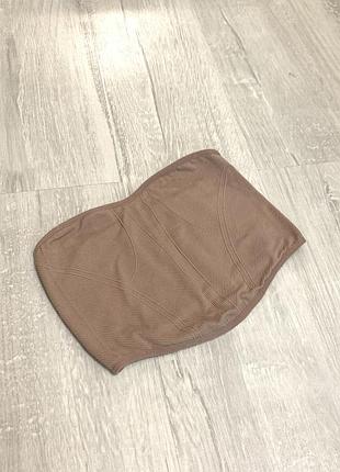 Рожевий бандажний топ жіночий рожевий топ