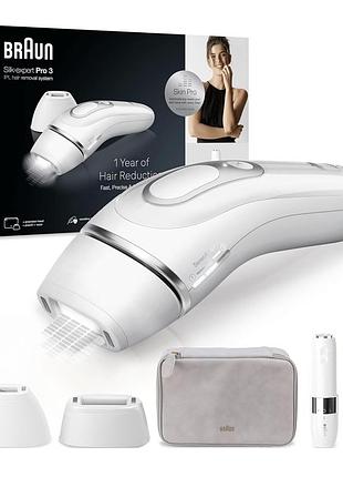 Акція 👍фотоепілятор braun + чохол silk-expert pro 3 pl3136(dt) (0425)