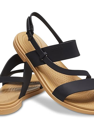 Crocs босоножки сандалии крокс women's tulum strapsand w sandal