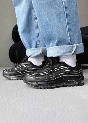 Nike air max tl 2.5 black, кроссовки женские черные найк аир макс, кроссовки мужественные чёрные