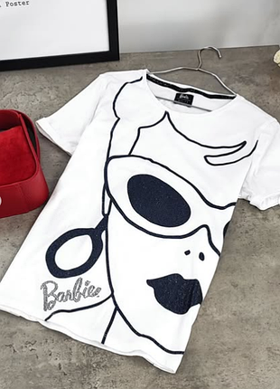 Белая футболка из барби mohito
