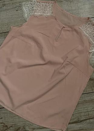 Блузка  персикова