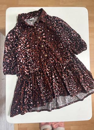 Сукня в леопардовий принт