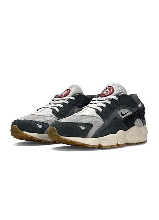 Жіночі кросівки nike air huarache grey black