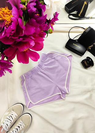 Домашні бавовняні шорти на середній посадці від h&m.