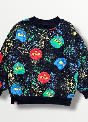 H&m свитшот на легком флисе  ninjago кофта с рисунком
