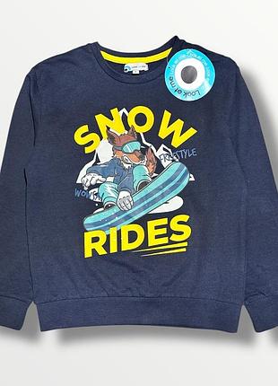 Легкий свитшот летний с рисунком кофта